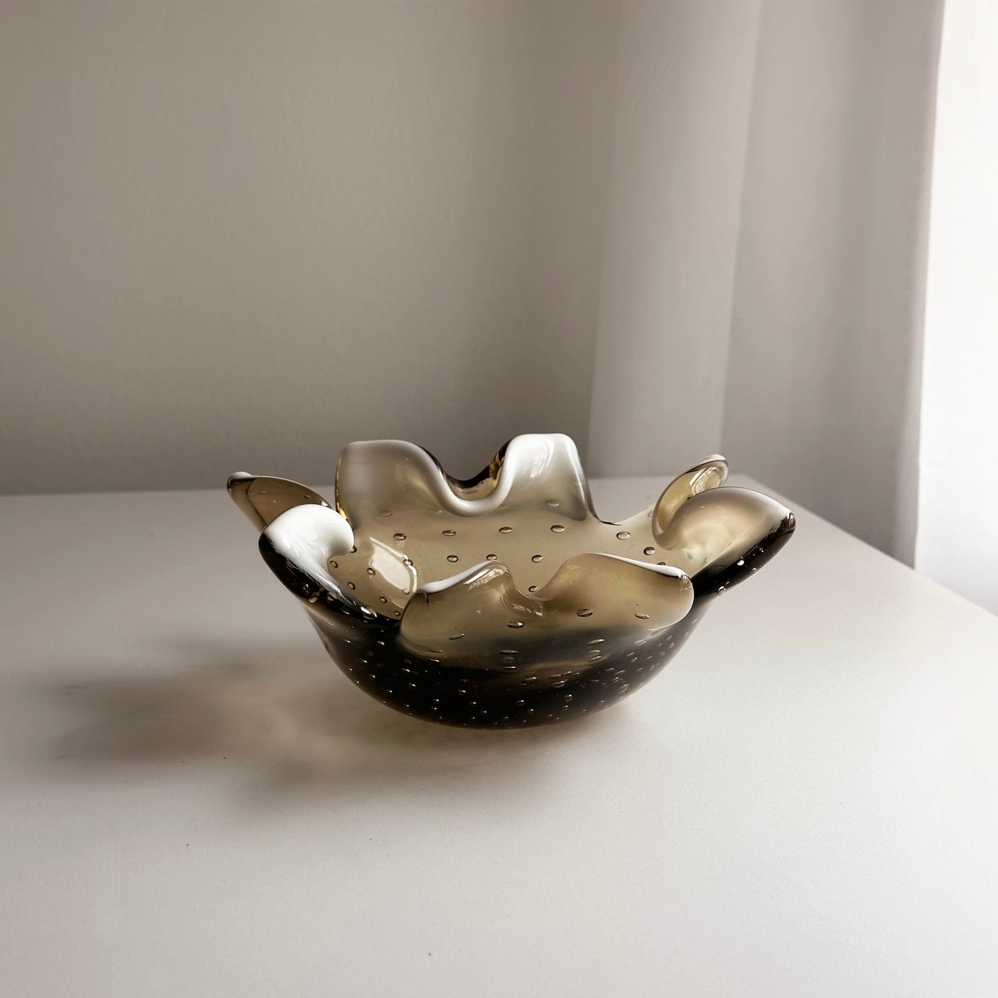 Vintage Glass Catchall Dish