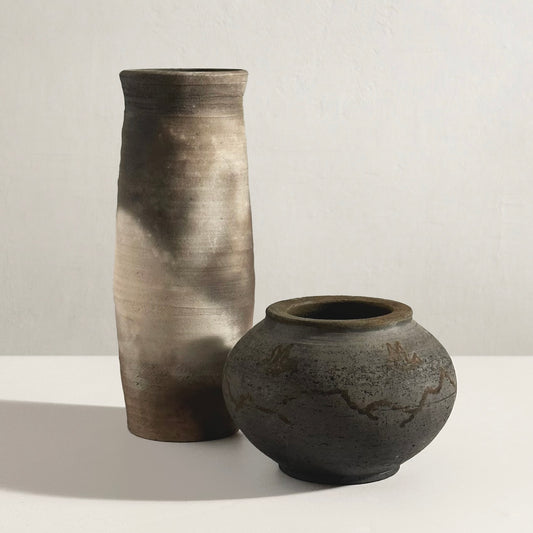 Handcrafted Clay Vessel, Lrg