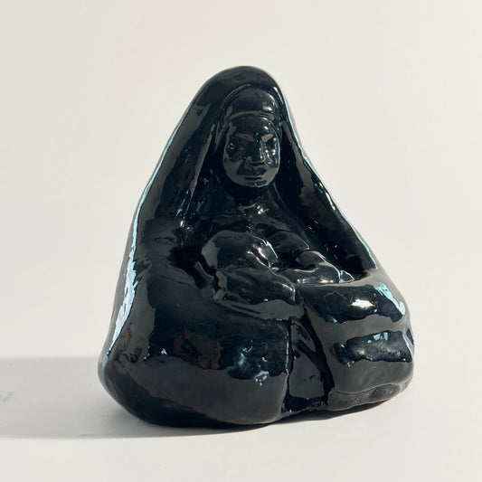 Mother and Child Sculpture, Handcrafted