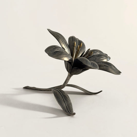 Vintage Midcentury Flower Sculpture with Stacking Ashtray Petals