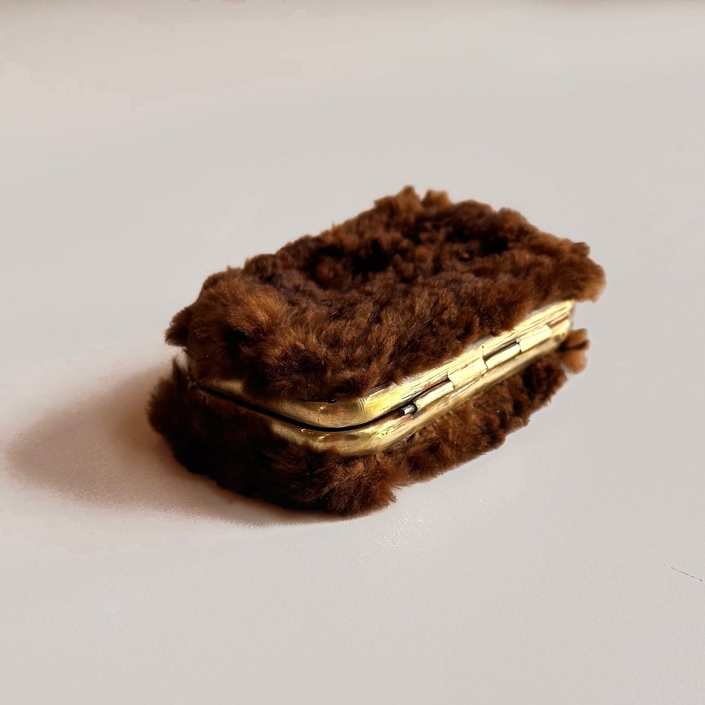Antique Moleskin Change Purse