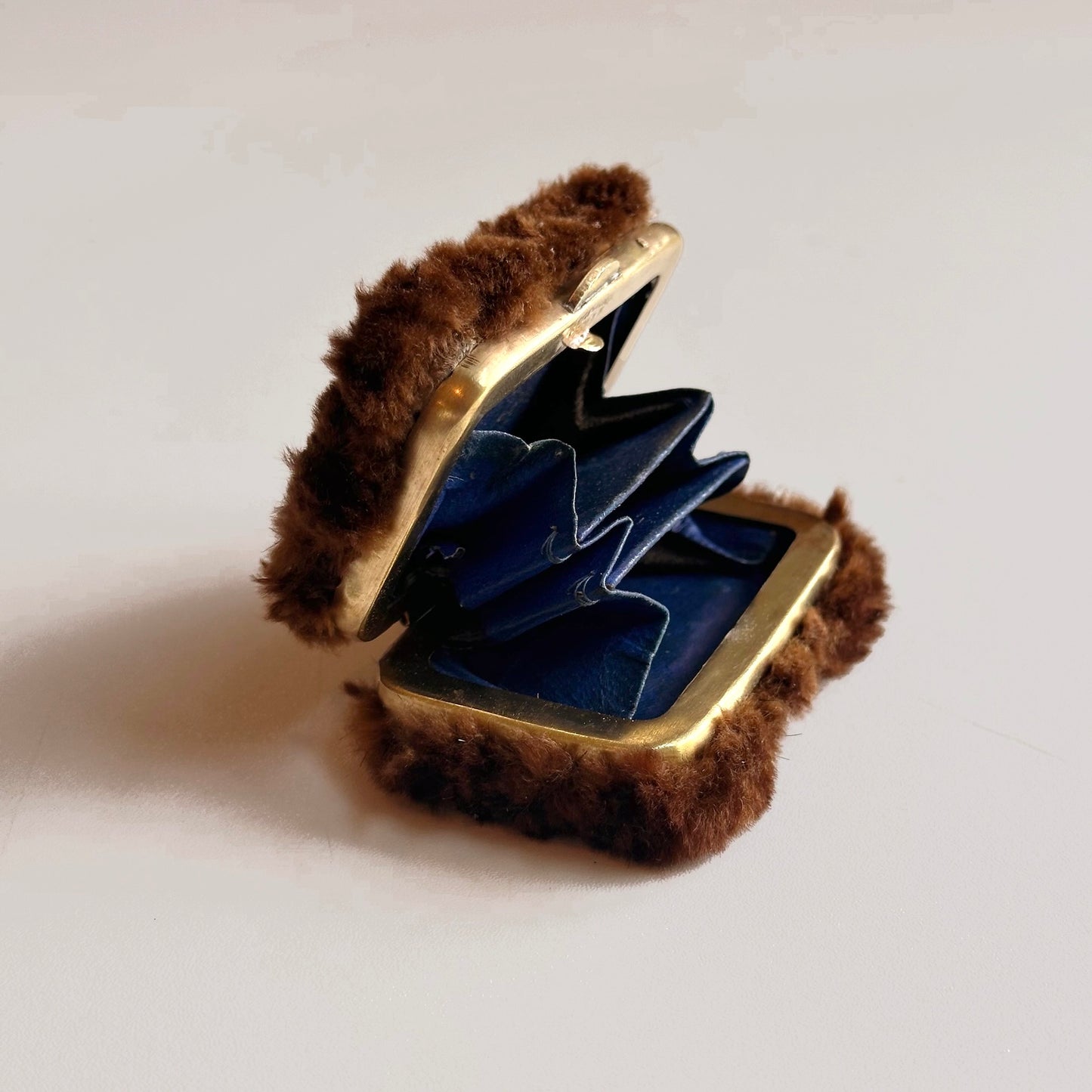Antique Moleskin Change Purse