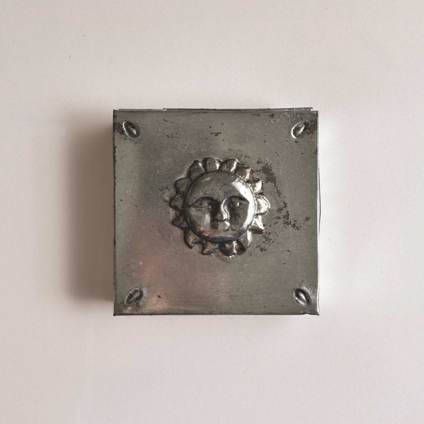 Vintage Punched Tin Box