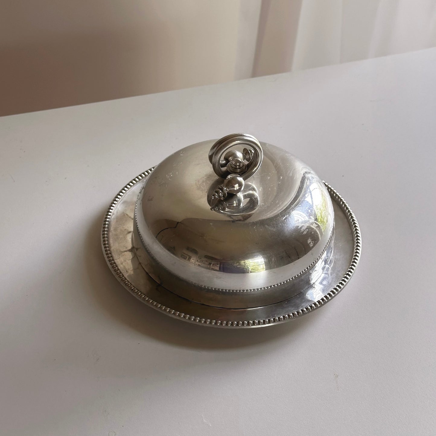 Vintage Aluminum Cheese Dome
