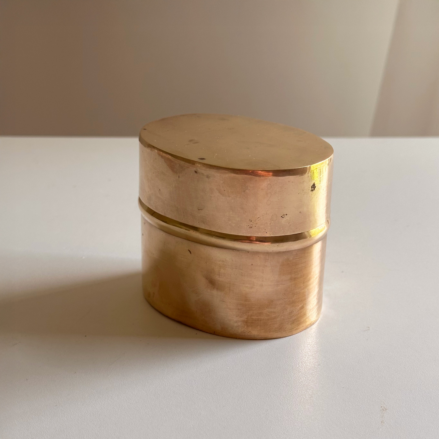 Vintage Petite Brass Box