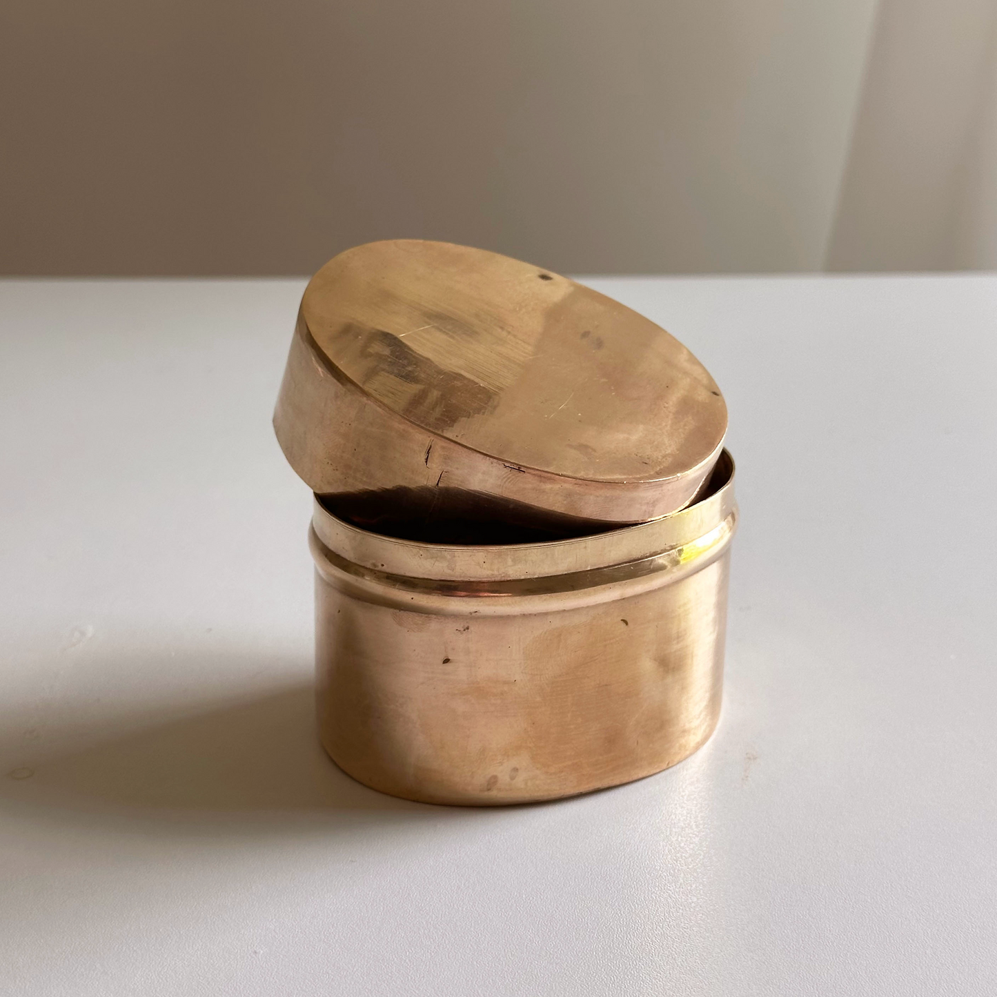 Vintage Petite Brass Box