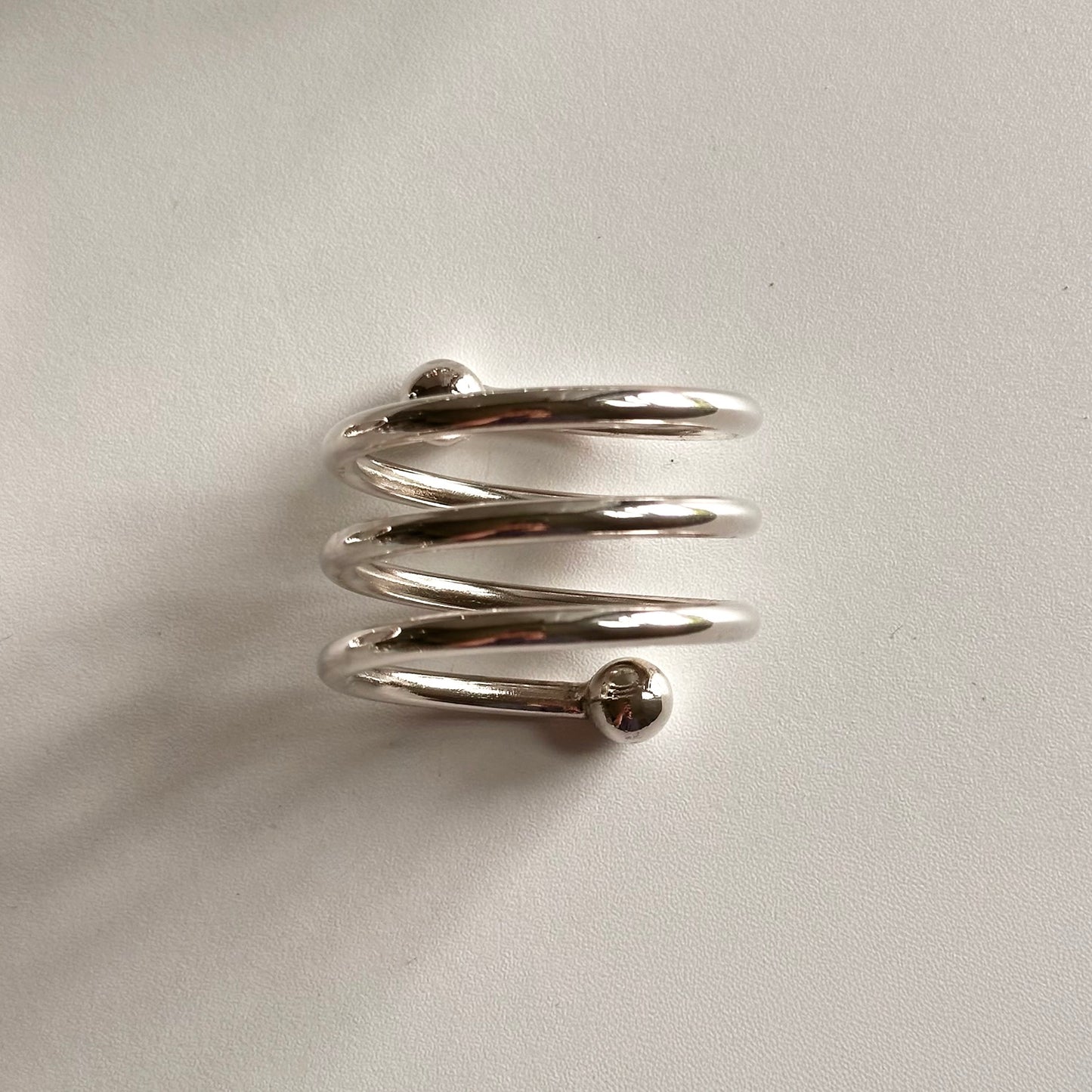 Vintage Silver-Plated Looped Napkin Rings, S/4