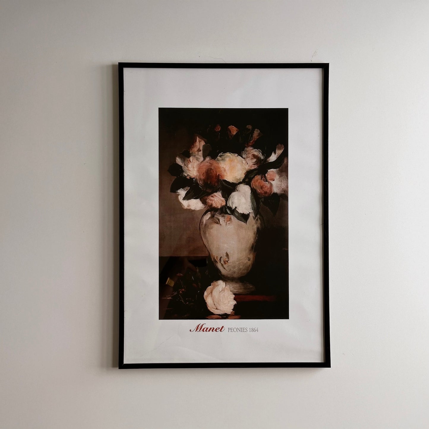 Framed Manet Floral Print