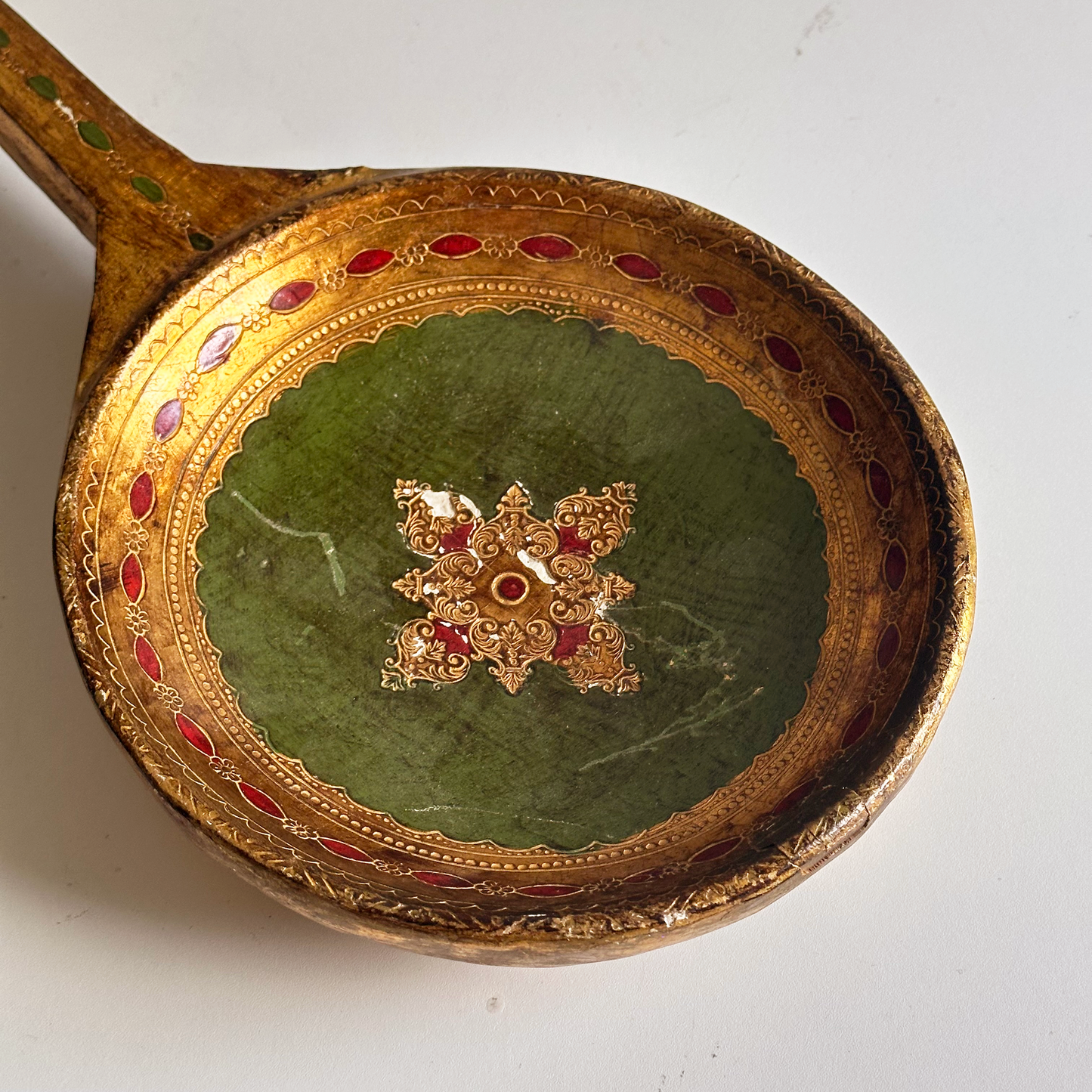 Vintage Florentine Gilt Decorative Ladle, Made in Italy