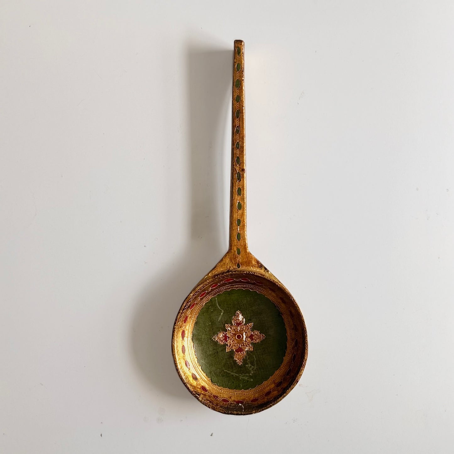 Vintage Florentine Gilt Decorative Ladle, Made in Italy
