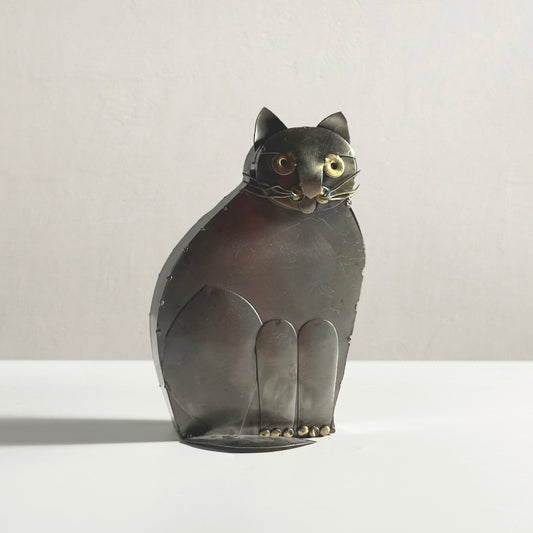 Handcrafted Cat Sculpture