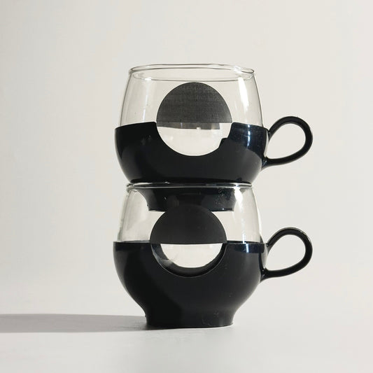 Vintage Modernist Cups, Set of Four