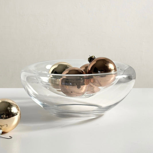 Double-Walled Floating Glass Bowl