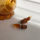 Vintage 30s Catalan Handblown Glass Dual Chamber Cruet