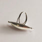 Vintage Sterling Silver Long Ring with Sphere Details