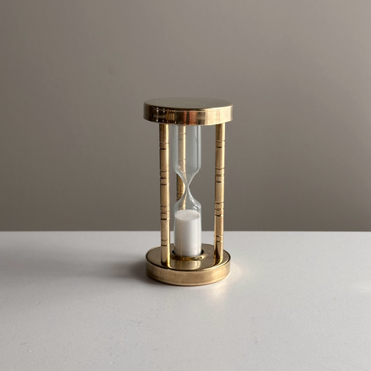 Vintage Brass Desktop Organizer Set