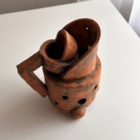 Handcrafted Chunky Clay Vessel