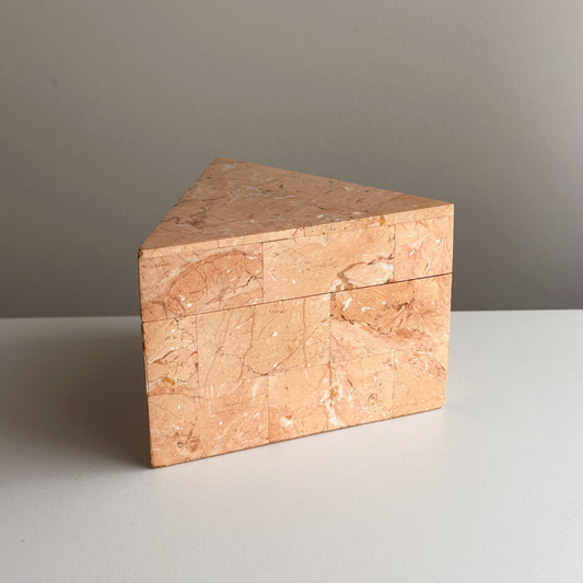 Vintage Tesselated Marble Box