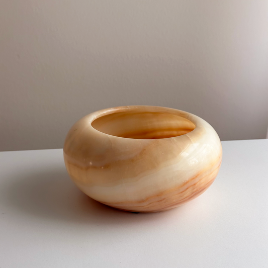 Cream Onyx Bowl