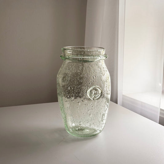 French Biot Handblown Glass Vessel