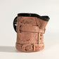 Handcrafted Clay Denim & Buckle Vessel