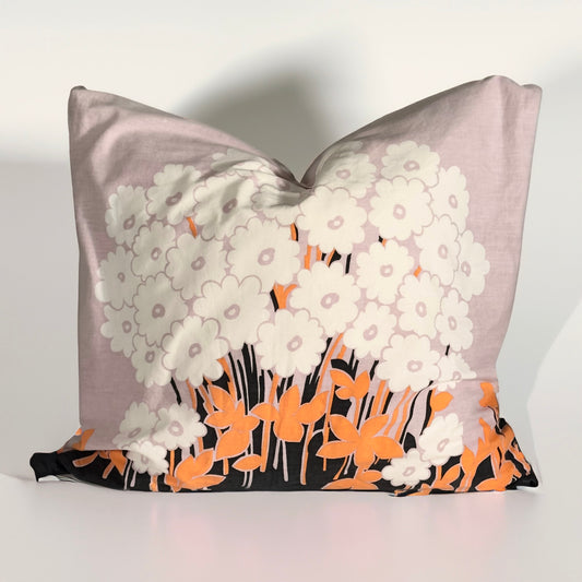 Retro Floral Pillow Sham