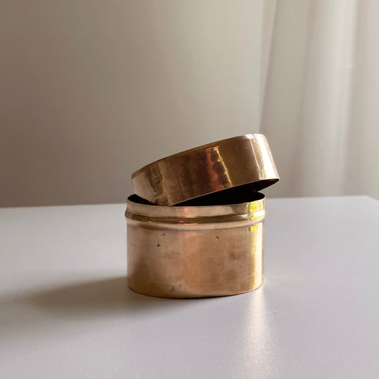 Vintage Petite Brass Box