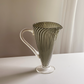 Blown Glass Murano-Style Striped Martini Pitcher