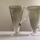 Blown Glass Murano-Style Striped Martini Pitcher