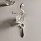 Vintage Silver-Plated Swan Condiment Dish with Spoon
