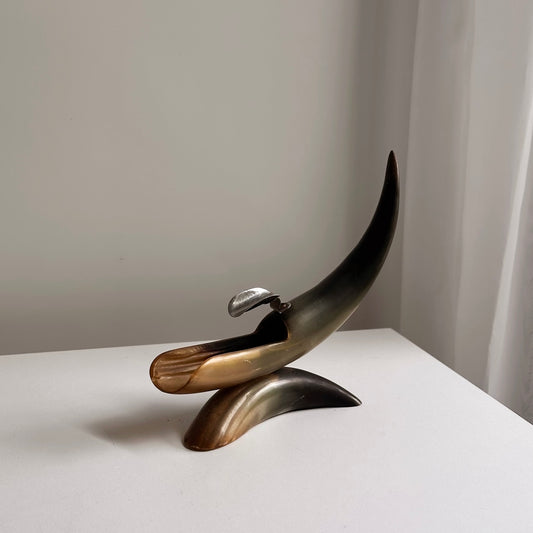 Vintage Horn Ashtray