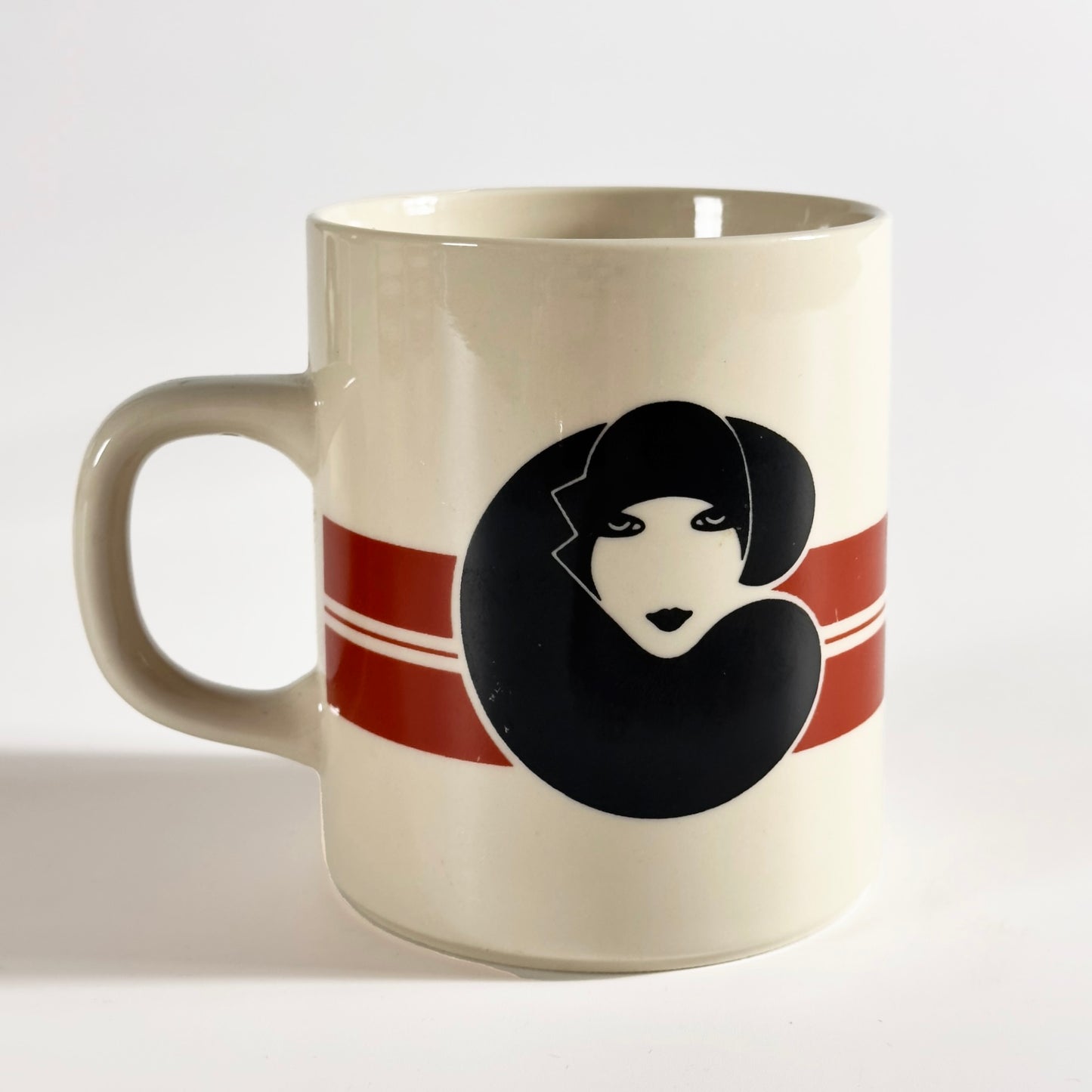 Vintage Art Deco-Style Flapper Mug