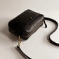 Black Leather Madewell Crossbody Camera Bag