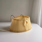 Vintage Cream Pleated Headboard Lamp