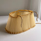 Vintage Cream Pleated Headboard Lamp