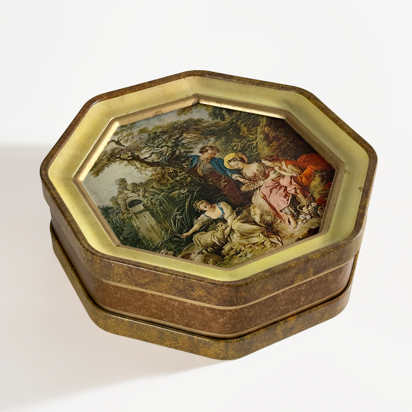 XL Vintage Double-Sided Art Tin