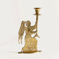 Vintage Brass Angel Candleholder