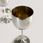 Vintage Silver-plated Wine Goblets, Set of Four