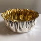 Vintage Silver Plated Crumpled Catchall Dish