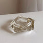 Vintage Cut Glass Geometric Catchall