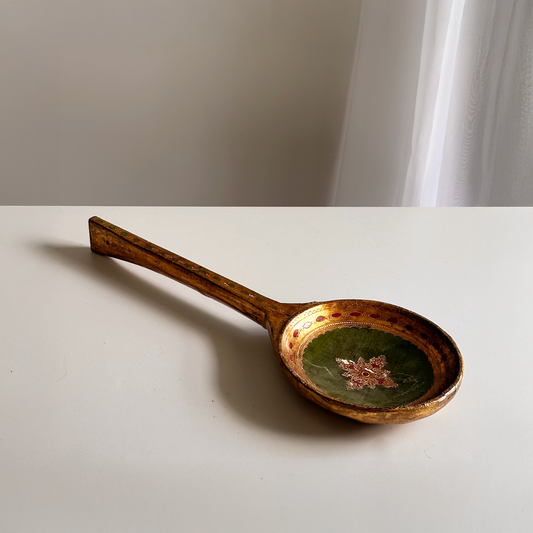 Vintage Florentine Gilt Decorative Ladle, Made in Italy