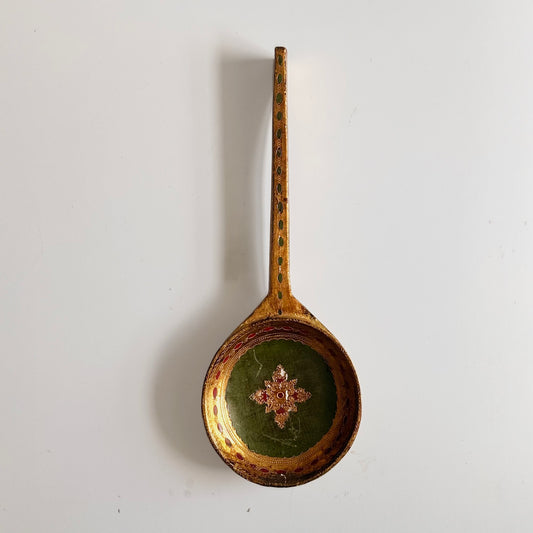 Vintage Florentine Gilt Decorative Ladle, Made in Italy