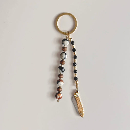 Mini Fish Pocketknife Keychain or Bag Charm