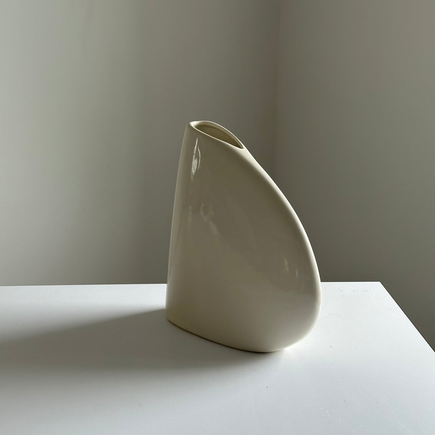 Postmodern Half Moon Vase