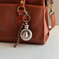Mini Shell Flask Keychain or Bag Charm