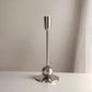 Silver Tone Sphere Candleholder