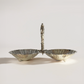 Vintage Silver-Plated Double Shell Dish