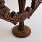 Vintage Handcarved Wood Candelabra