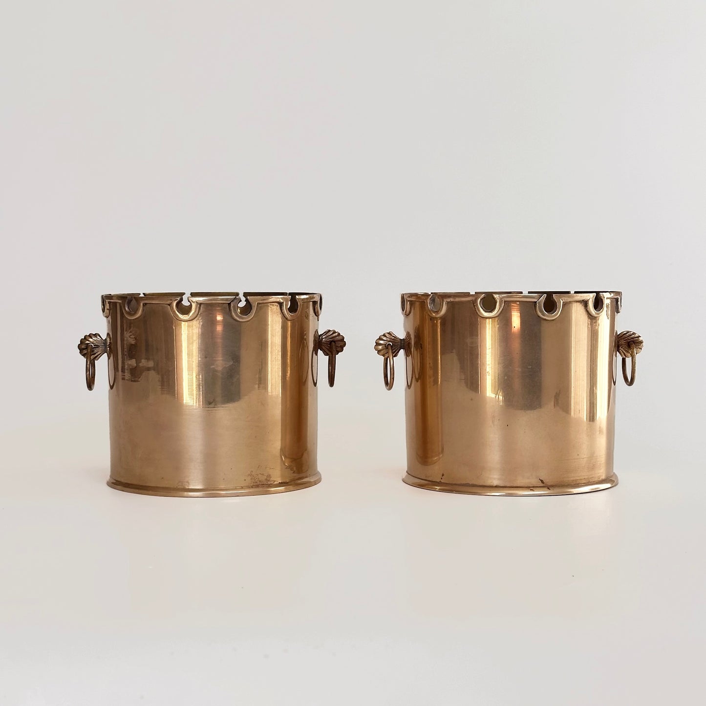Vintage Brass Planter