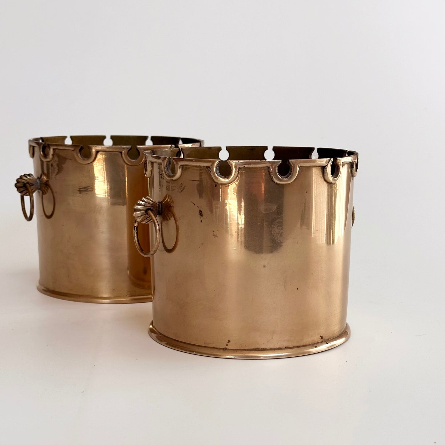 Vintage Brass Planter